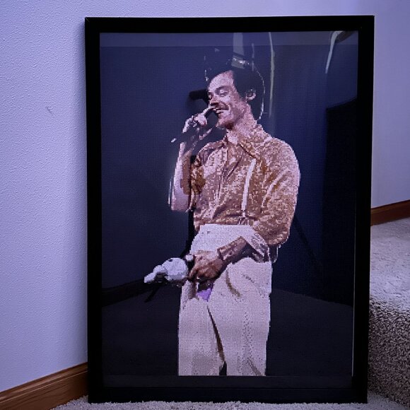Harry Styles Framed Diamond Art - Picture 2 of 3
